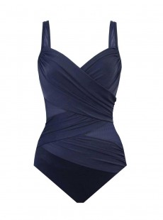 Une pièce gainant bleu marine Madero - Network - Miraclesuit Swimwear