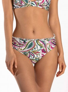 Culotte de bain taille haute imprimé fleuri et paisley - Wajang Floral - Cyell