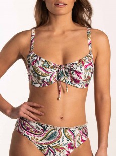 Haut de maillot de bain balconnet  imprimé floral- Wajang Floral - Cyell