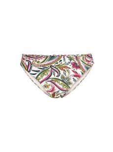 Culotte de bain taille haute imprimé fleuri et paisley - Wajang Floral - Cyell