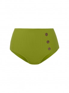Culotte de bain taille haute rétro verte - Pandan Cake - Cyell